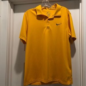 Gold Nike Polo